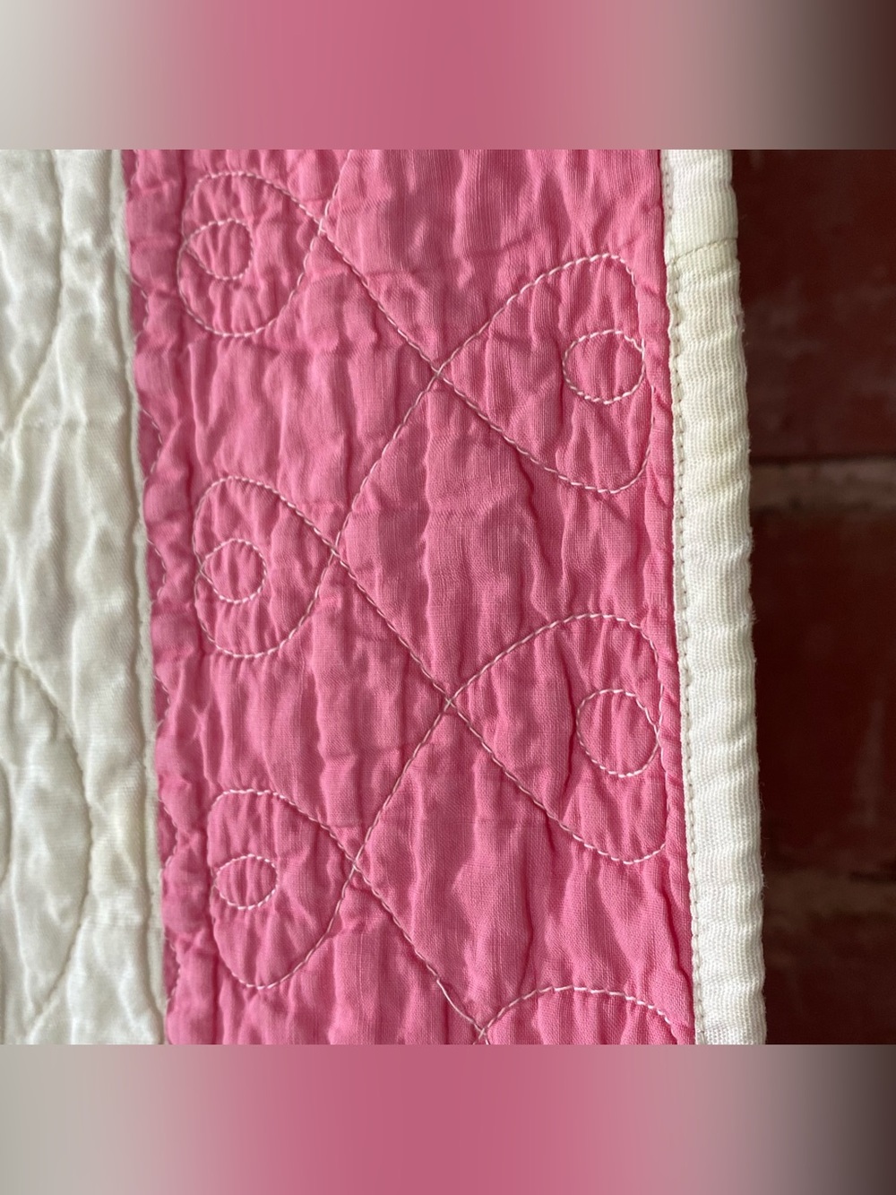 Vintage Appliqué Floral Cutter Quilt 78” x 82” - Picture 10 of 16